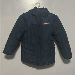 Outdoor Life Puffer Jacket Navy Blue Insulated Lightweight